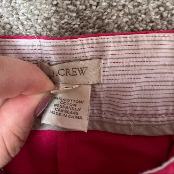 J Crew Hot Pink Side Button Sailor Chino Shorts 10 - Picture 7 of 7